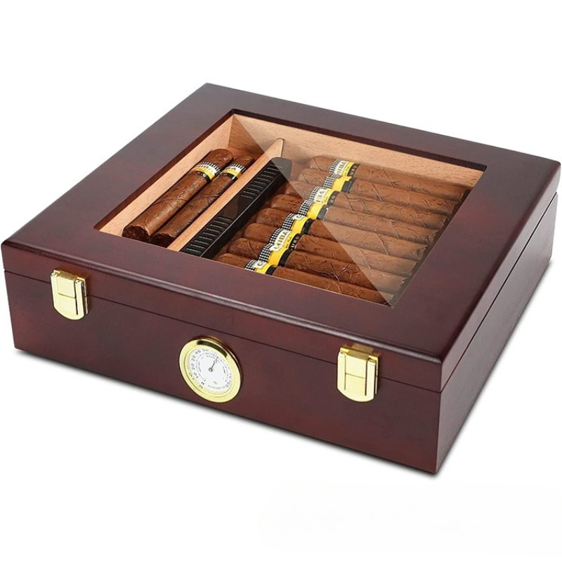 Home Fragrance Maple Walnut - Pudełko na cygaro Humidor Etui na