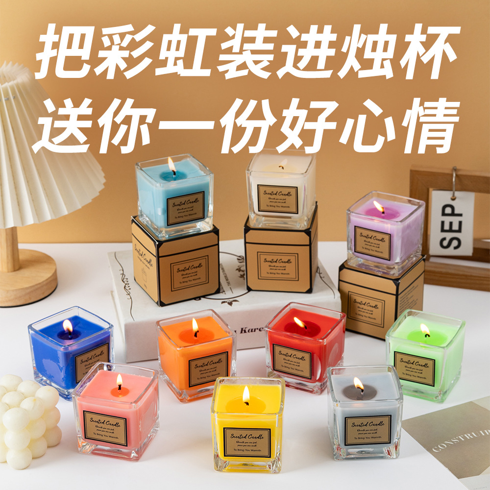 Home Fragrance Best - Najlepiej sprzedająca się minimalistyczna kwadratowa świeca