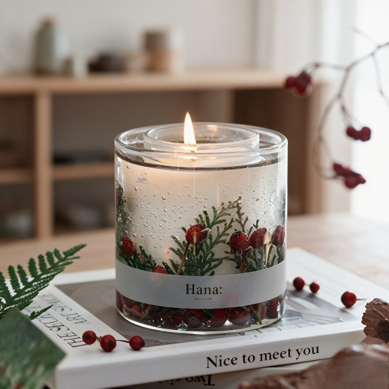 Home Fragrance Best - Zestaw świec zapachowych, słoik do aromaterapii