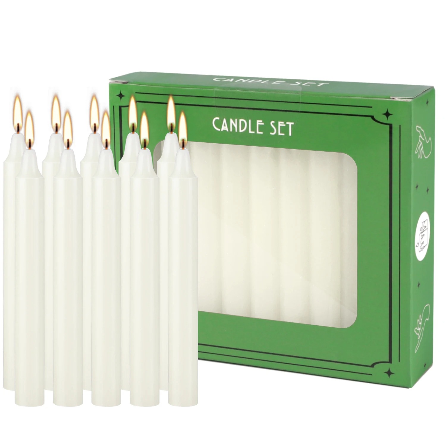 20 sztuk 4-calowych, ecru, bia – Quality Home Fragrance recenzja i cena