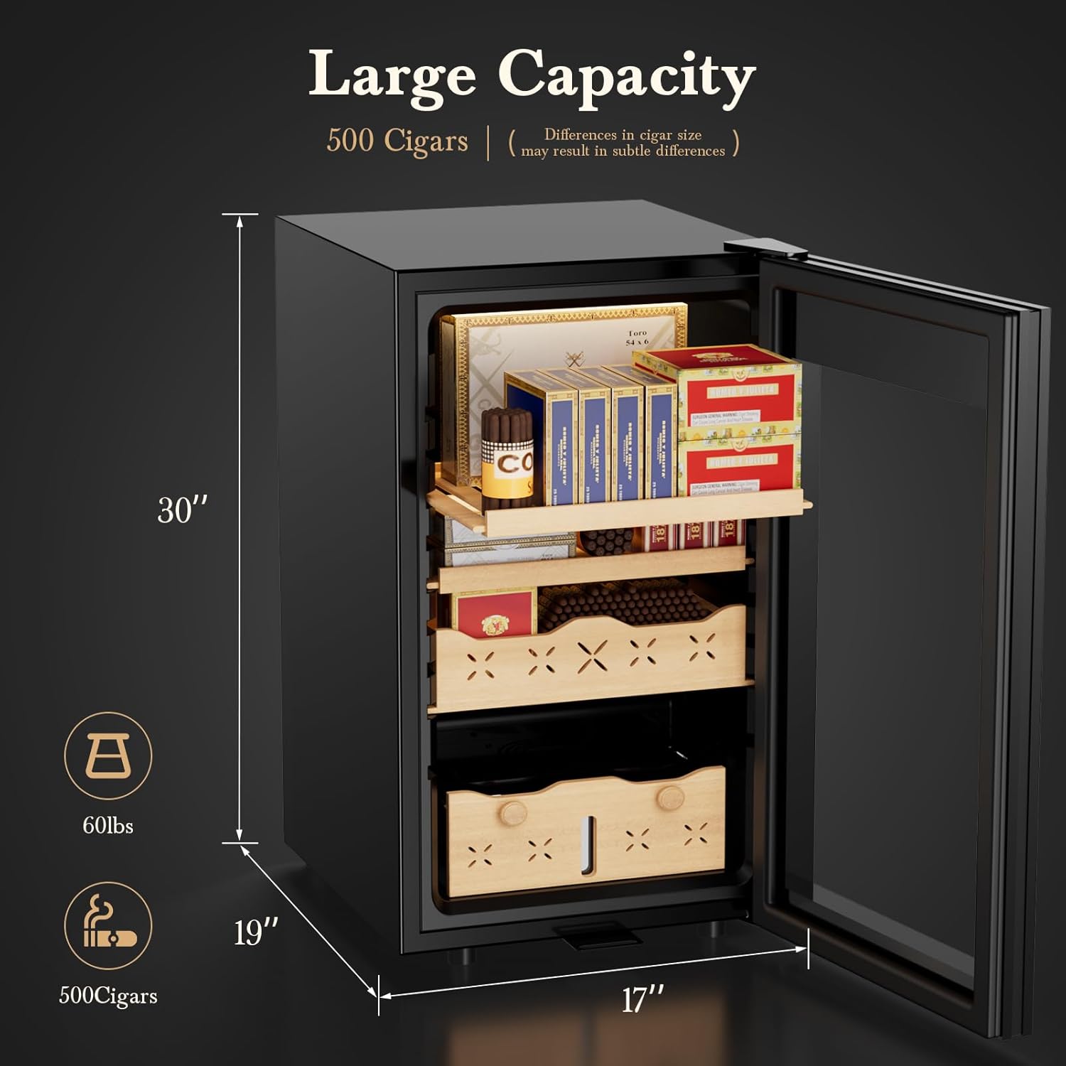 Elektryczny humidor na cygara  – Home Fragrance Maple Walnut recenzja i cena