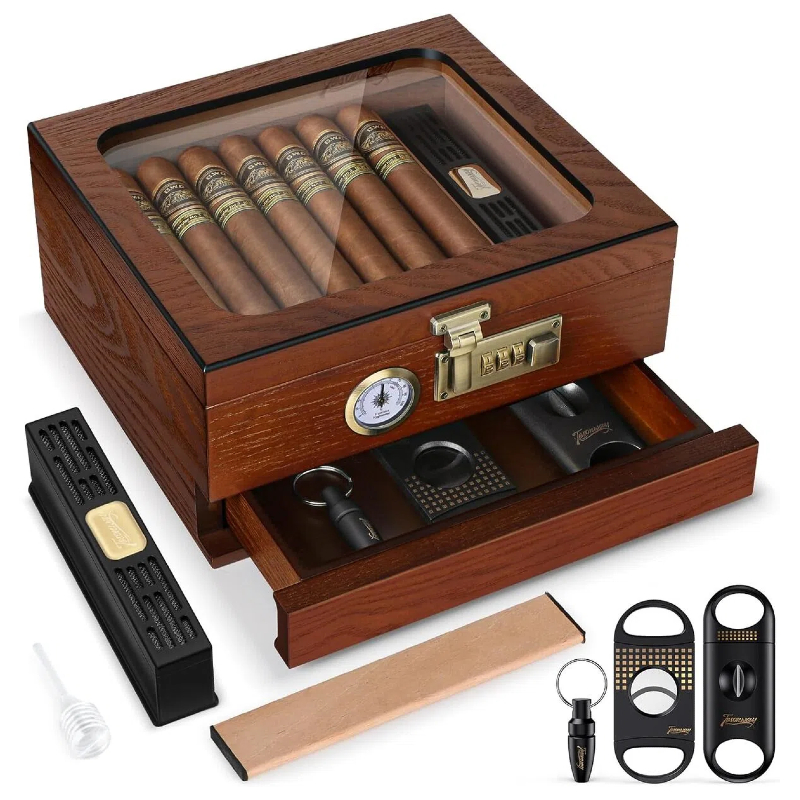 Humidor na cygara, drewniany h – Home Fragrance Maple Walnut recenzja i cena