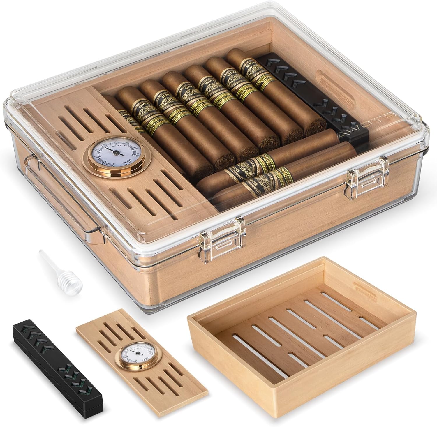 Akrylowy humidor na cygara, pu – Home Fragrance Maple Walnut recenzja i cena